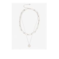 buy layered chain necklace silver 5f1c601fd71c1
