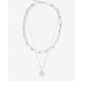buy layered chain necklace silver 5f1c6022551ad