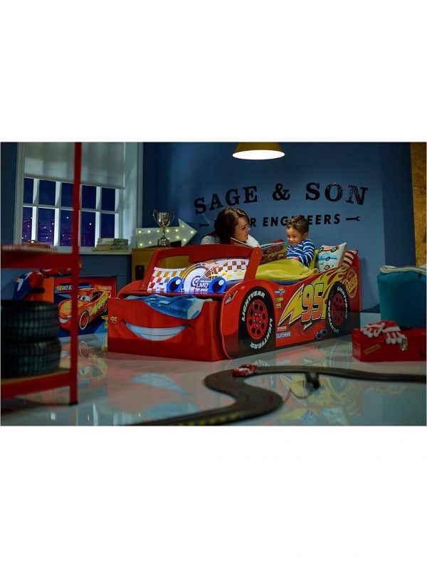 buy lightning mcqueen toddler bed with light up windscreen by hellohome 5f1a591d6827d