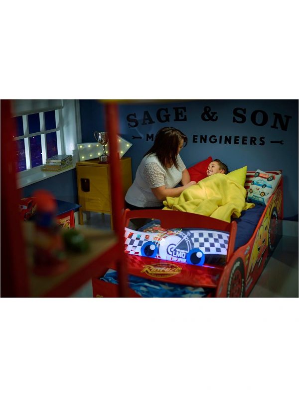 buy lightning mcqueen toddler bed with light up windscreen by hellohome 5f1a59246b5df