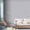 buy luxe hexagon silver wallpaper 5f1a7afa74b1d