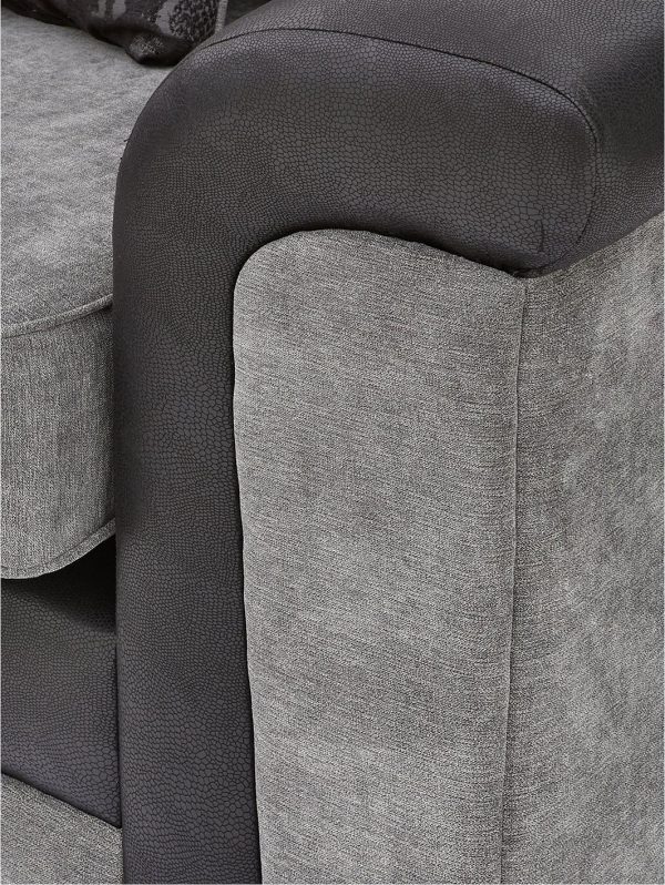 buy manhattan fabric and faux snakeskin scatter back sofa bed 5f19144371033