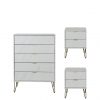 buy marbella ready assembled 3 piece package 5 drawer chest and 2 bedside chests 5f17bc419a60c