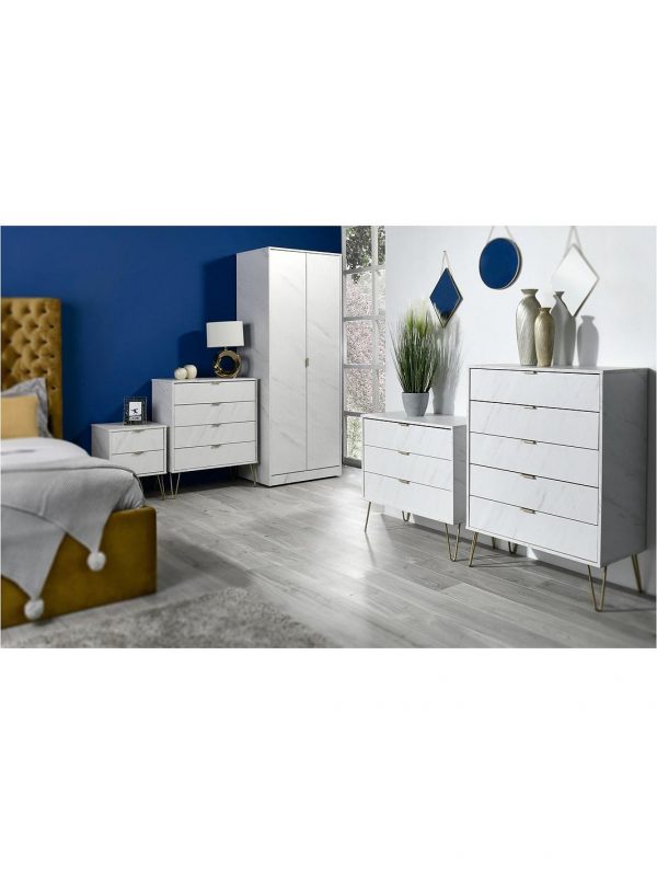 buy marbella ready assembled 3 piece package 5 drawer chest and 2 bedside chests 5f17bc4340d62