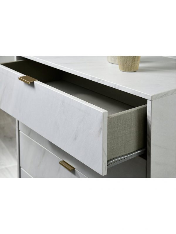 buy marbella ready assembled 3 piece package 5 drawer chest and 2 bedside chests 5f17bc4646c20