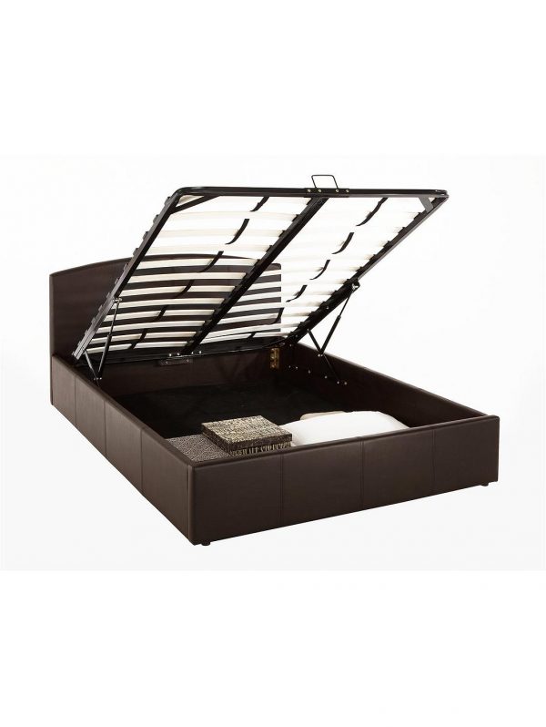 buy marston faux leather lift up storage bed with mattress options buy and save 5f1e4d1394d07