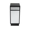 buy memphis mirrored black high gloss single bathroom storage unit 5f17c6112175f