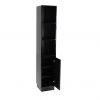 buy memphis mirrored black high gloss tallboy bathroom storage unit 5f1a68dc6f81e