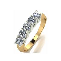 buy moissanite 18ct gold 1ct total eternity ring 5f1d82d4021a2