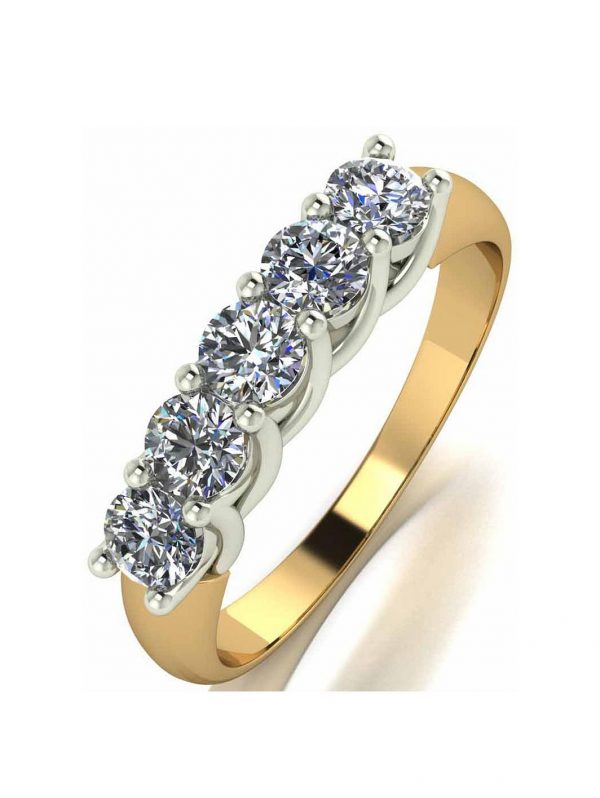 buy moissanite 18ct gold 1ct total eternity ring 5f1d82dc4d3a2