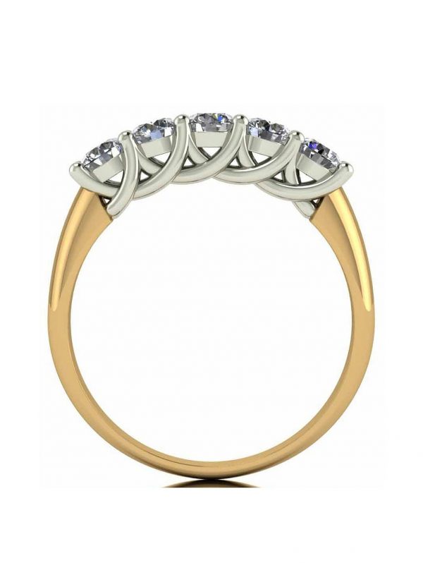 buy moissanite 18ct gold 1ct total eternity ring 5f1d82dd9c8e2