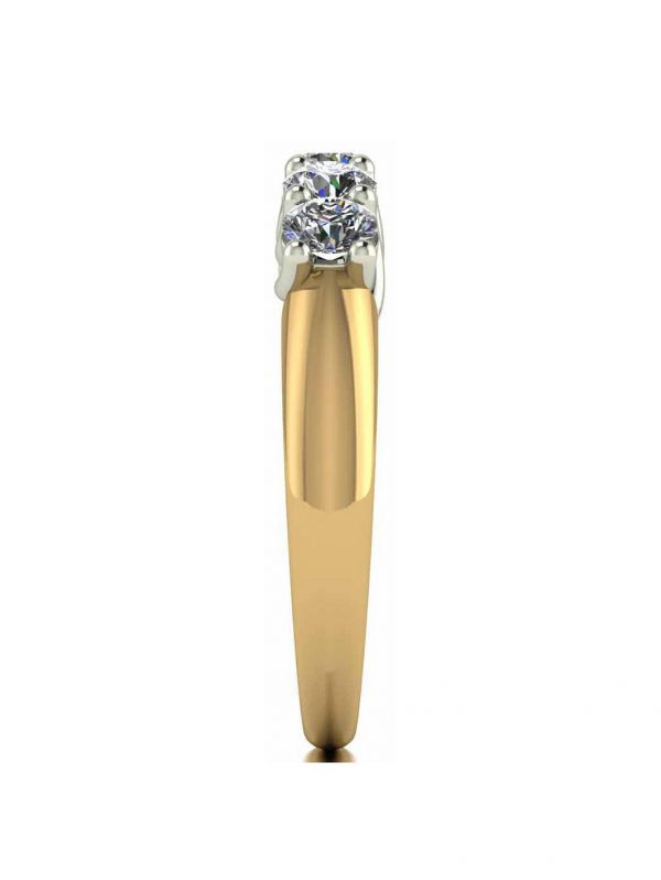 buy moissanite 18ct gold 1ct total eternity ring 5f1d82df081c2