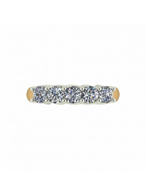 buy moissanite 18ct gold 1ct total eternity ring 5f1d82e0469e9