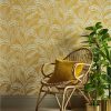 buy mozambique wallpaper ochre silver 5f1fc0be109d1