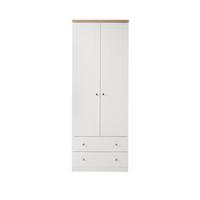 buy naples ready assembled 2 drawer 2 door wardrobe 5f1a5afc13cc8