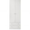 buy naples ready assembled 2 drawer 2 door wardrobe 5f1a5b052577f