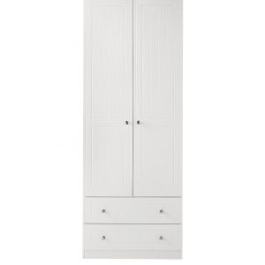 buy naples ready assembled 2 drawer 2 door wardrobe 5f1a5b052577f