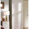 buy naples ready assembled 2 drawer 2 door wardrobe 5f1a5b0dd3434