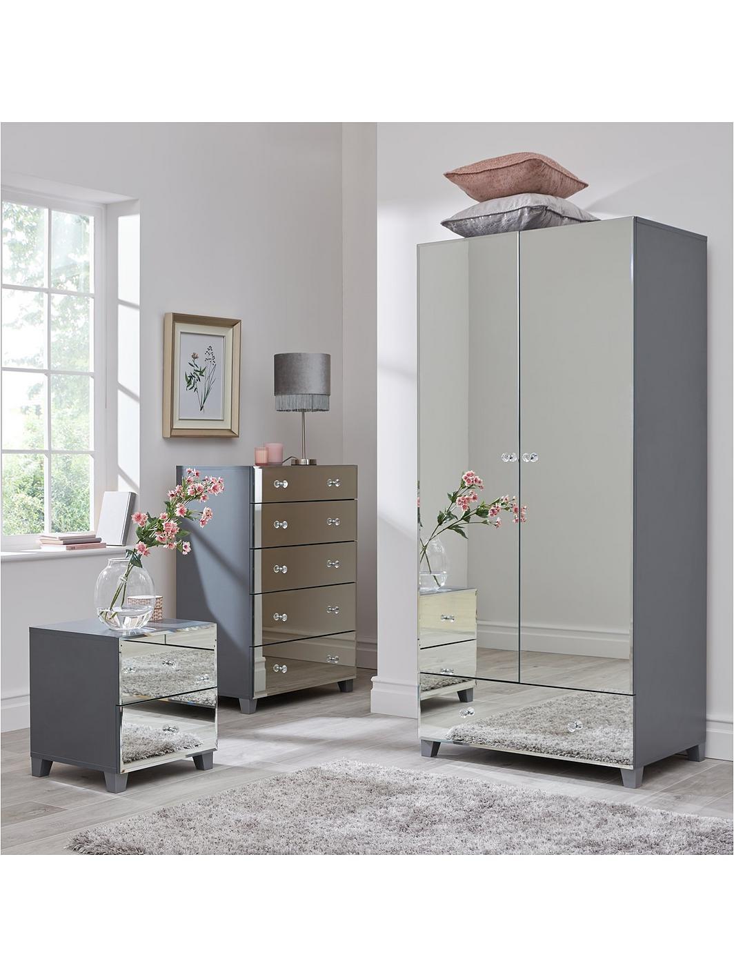 Bellagio mirrored wardrobe discount
