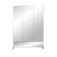 buy new bellagio mirrored 3 door 3 drawer wardrobe white mirrors grey mirrors 5f19088dcbc16