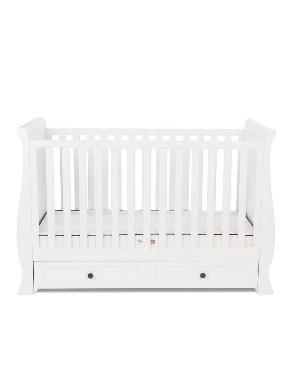 buy nostalgia sleigh cot bed dresser white 5f17bb8b6d02e