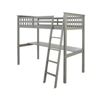 buy novara high sleeper with desk grey 5f17b54204e4e
