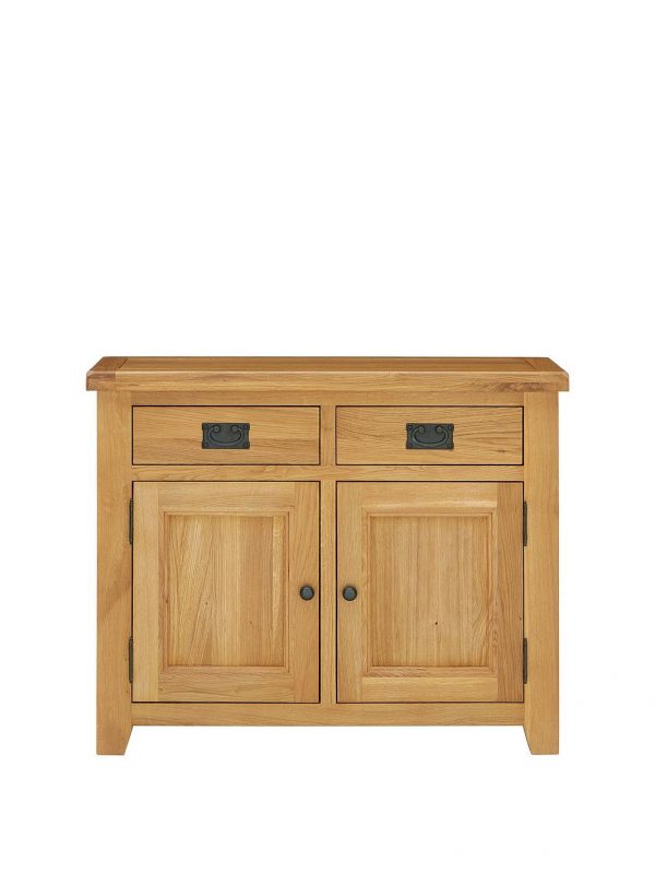 buy oakland ready assembled 100 solid wood compact sideboard 5f1a694b1db9c