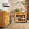 buy oakland ready assembled 100 solid wood compact sideboard 5f1a694ef16e2