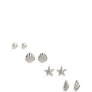 buy olivia burton under the sea stud earring pack rose silver 5f16ee410aab6