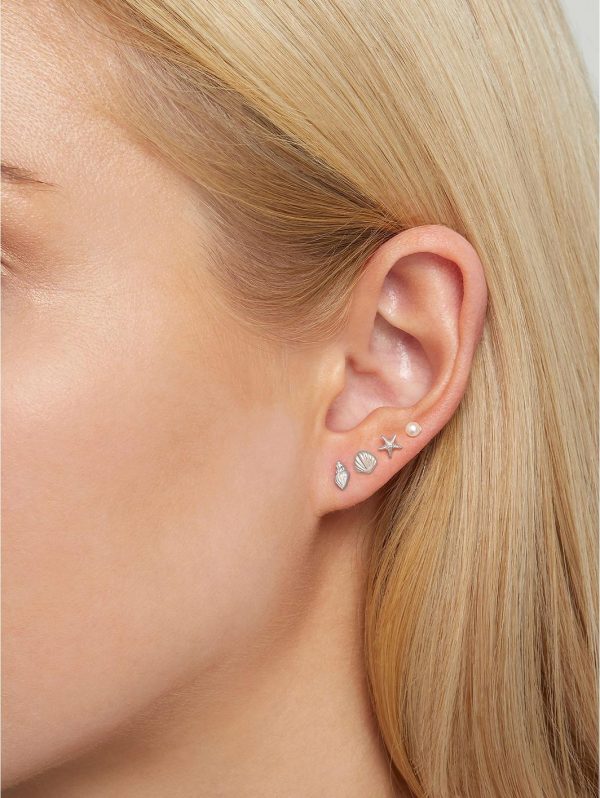 buy olivia burton under the sea stud earring pack rose silver 5f16ee42058ef