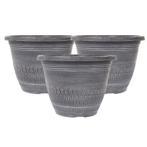 buy pack of 3 wheat bundle design brushed planters 5f17d4eaacf16