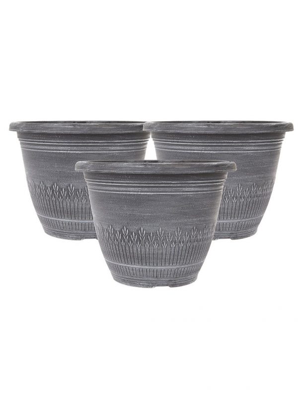buy pack of 3 wheat bundle design brushed planters 5f17d4eaacf16