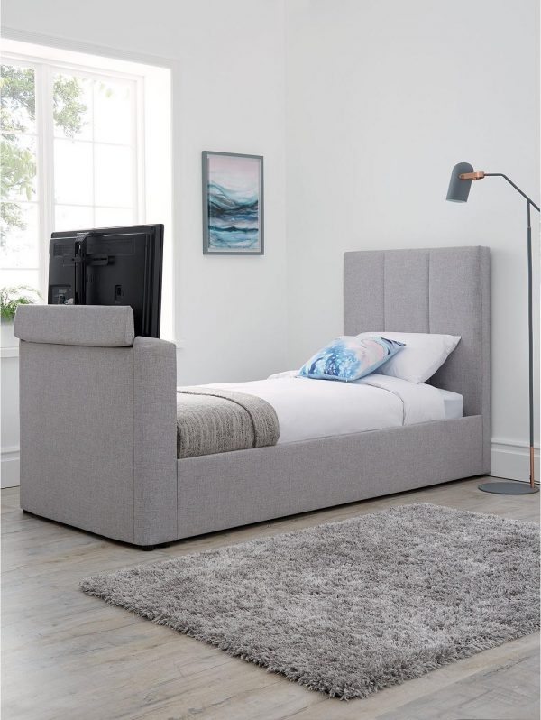 buy parker fabric manual tv bed fits up to 32 inch tv 5f1a586c13767