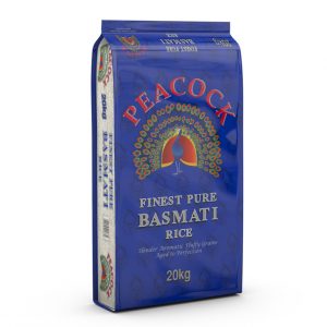buy peacock finest pure basmati rice 20kg 5f1be8b7d6c85
