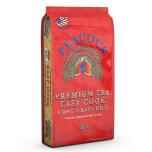 buy peacock premium usa easy cook long grain rice 20kg 5f1fded2edd0a