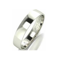 buy personalised 9 carat white gold court wedding band 4mm 5f2051c442ffd