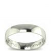 buy personalised 9 carat white gold court wedding band 4mm 5f2051d411352