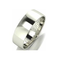 buy personalised 9 carat white gold court wedding band 6 mm 5f1c5e97516d4