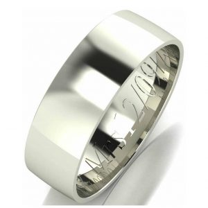 buy personalised 9 carat white gold court wedding band 6 mm 5f1c5e9e5f01f