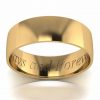buy personalised 9 carat yellow gold court wedding band 6 mm 5f17182188ed2