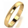buy personalised 9 carat yellow gold d shaped wedding band 3mm 5f1719252a55d