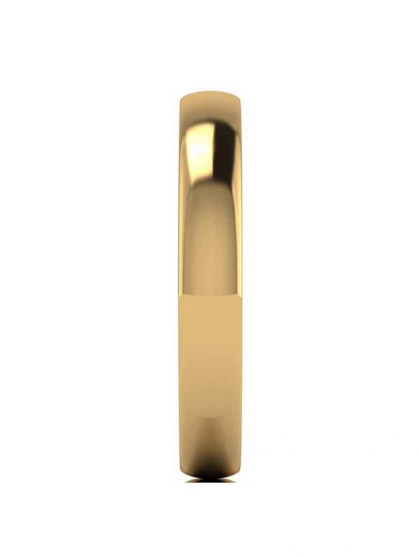 buy personalised 9 carat yellow gold d shaped wedding band 3mm 5f171928b3404