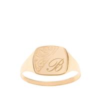 buy personalised 9 carat yellow gold half engraved ring 5f1718d5161f9