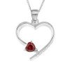 buy personalised sterling silver birth stone heart pendant 5f16ebb50d4c3