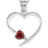 buy personalised sterling silver birth stone heart pendant 5f16ebbb6d32e