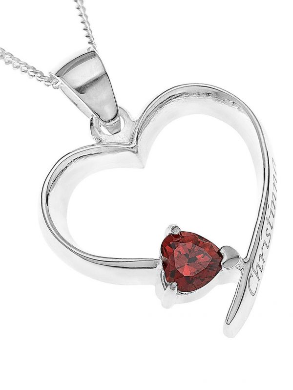 buy personalised sterling silver birth stone heart pendant 5f16ebc20059b