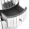 buy phoebe round 2 drawer mirrored chest 5f190a9f13d8c