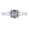 buy platinum 1 2ct moissanite solitaire ring 5f198f283ea17