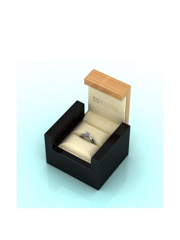 buy platinum 1 2ct moissanite solitaire ring 5f198f293354b
