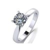 buy platinum 1ct moissanite solitaire ring 5f2177301fadd